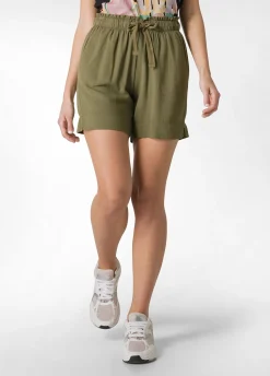 DEHA Bermuda*Shorts In Viscosa Crepe Verde