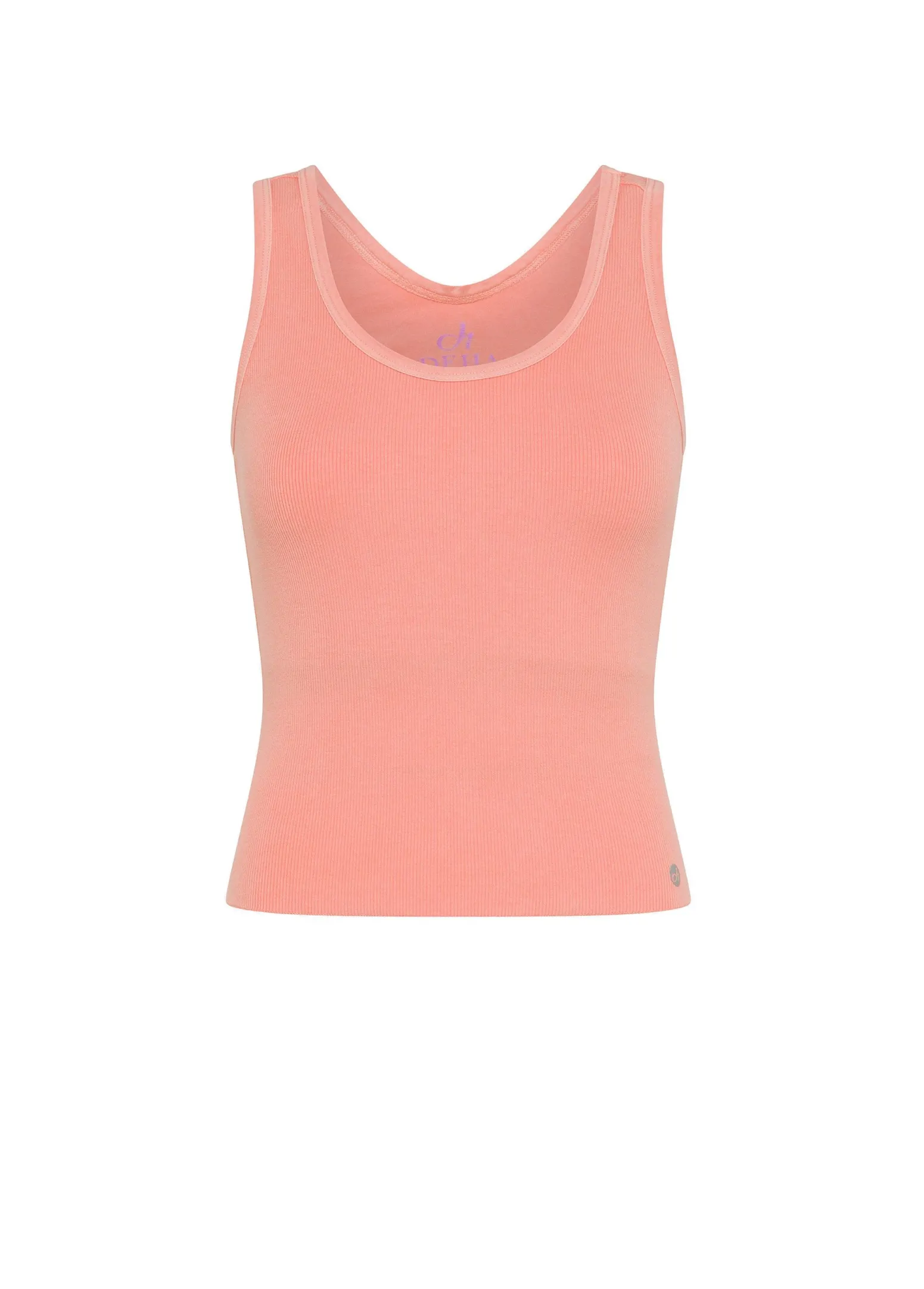 DEHA Top & T-Shirts*Top In Costina Effetto Vintage Arancio