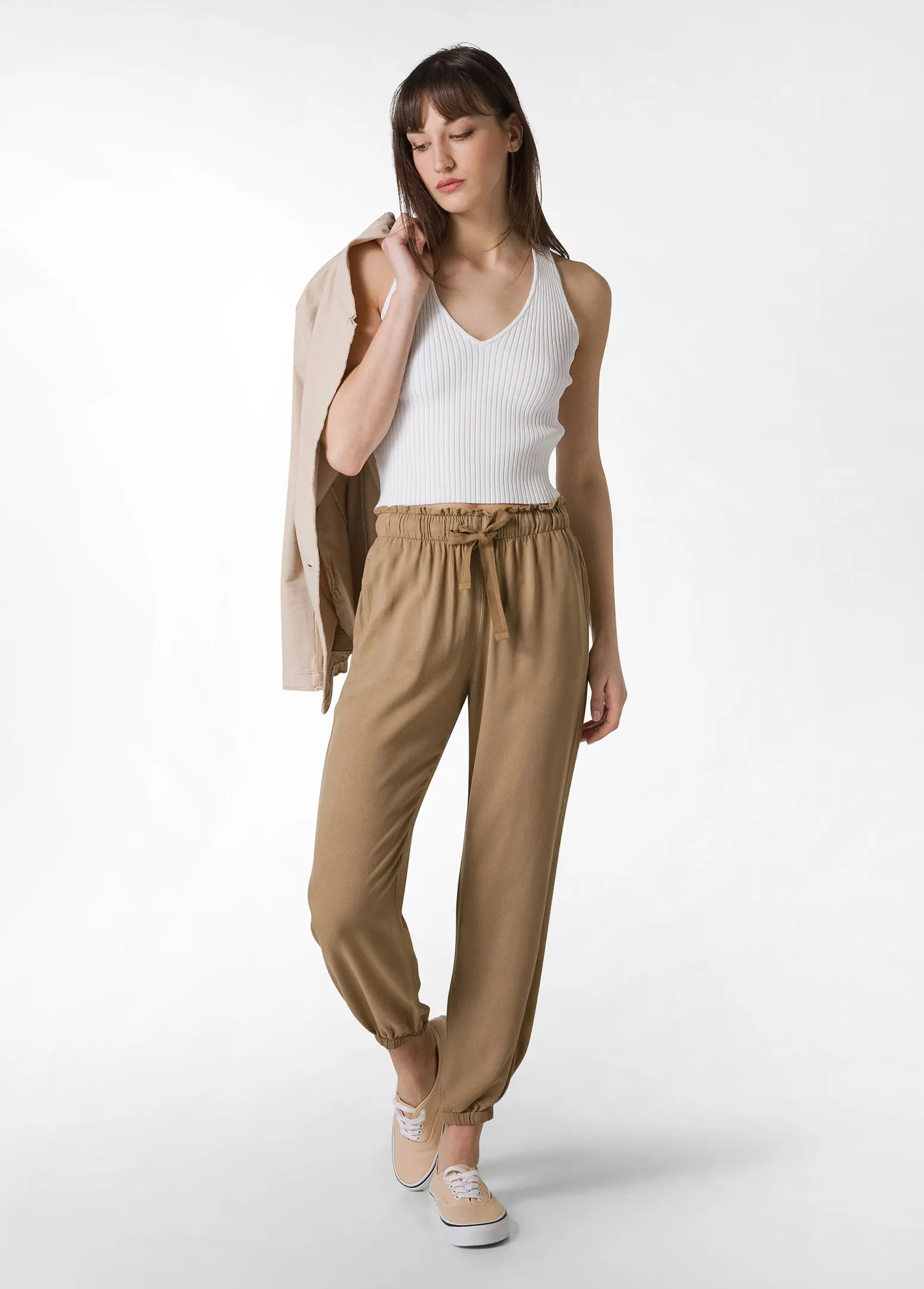 DEHA Felpe & Maglieria*Top In Maglia Di Rayon Bianco