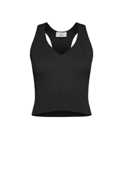 DEHA Felpe & Maglieria*Top In Maglia Di Rayon Nero