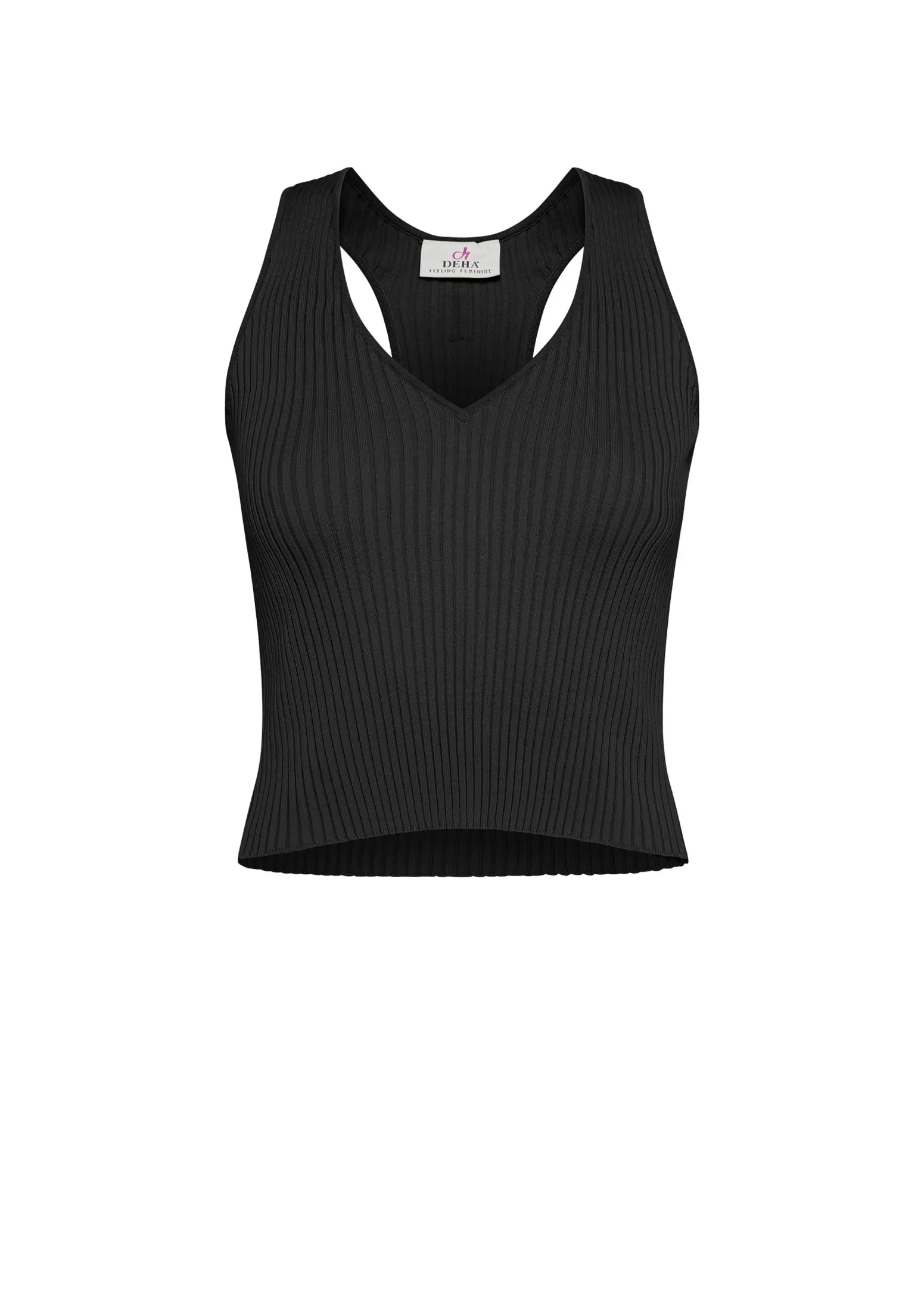 DEHA Felpe & Maglieria*Top In Maglia Di Rayon Nero