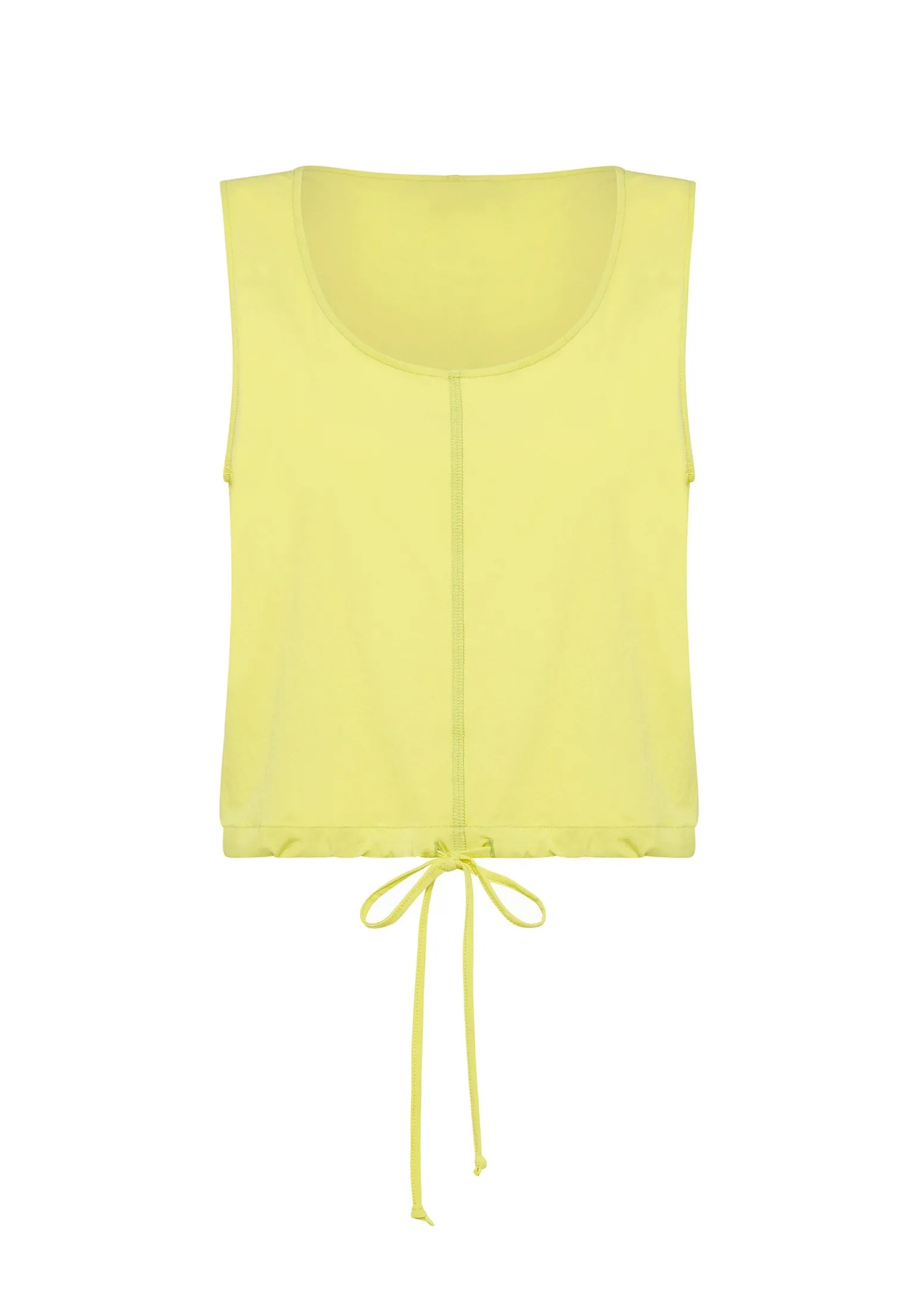 DEHA Top & T-Shirts*Top In Nylon Con Logo Giallo