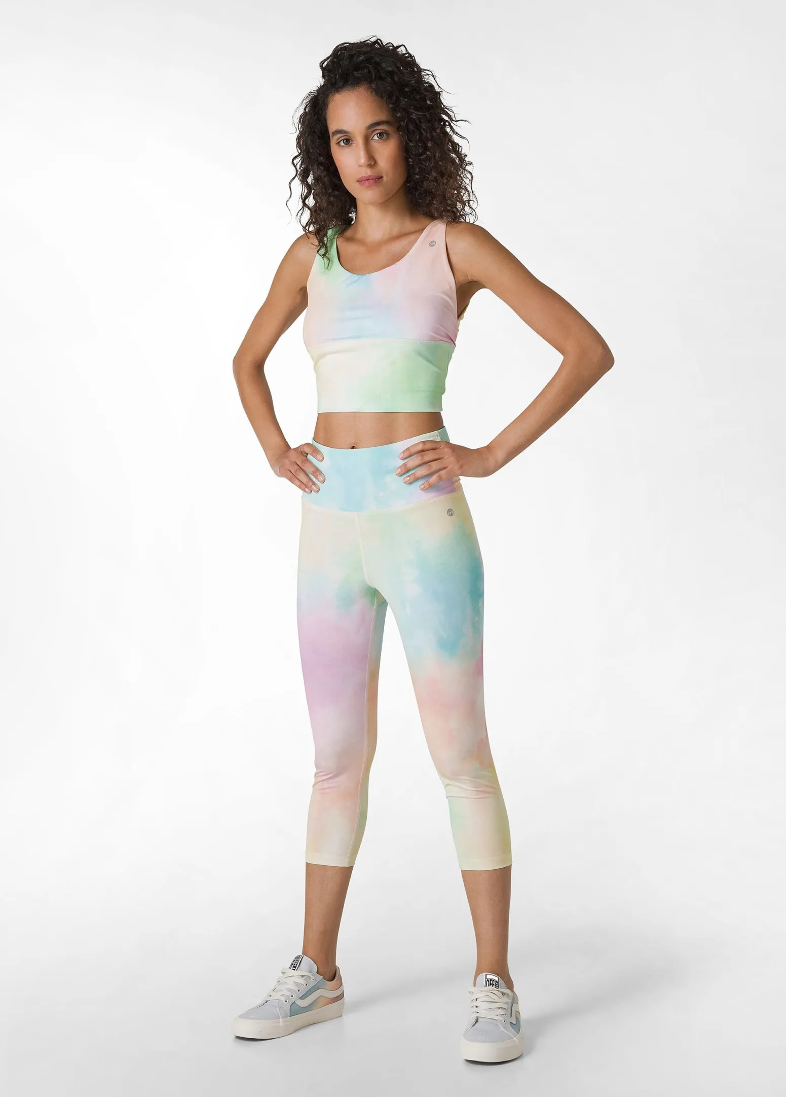 DEHA Canotte E Reggiseni Sportivi*Top Yoga In Microfibra Riciclata Stampata Other