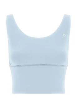 DEHA Canotte E Reggiseni Sportivi*Top Yoga In Microfibra Riciclata Blu