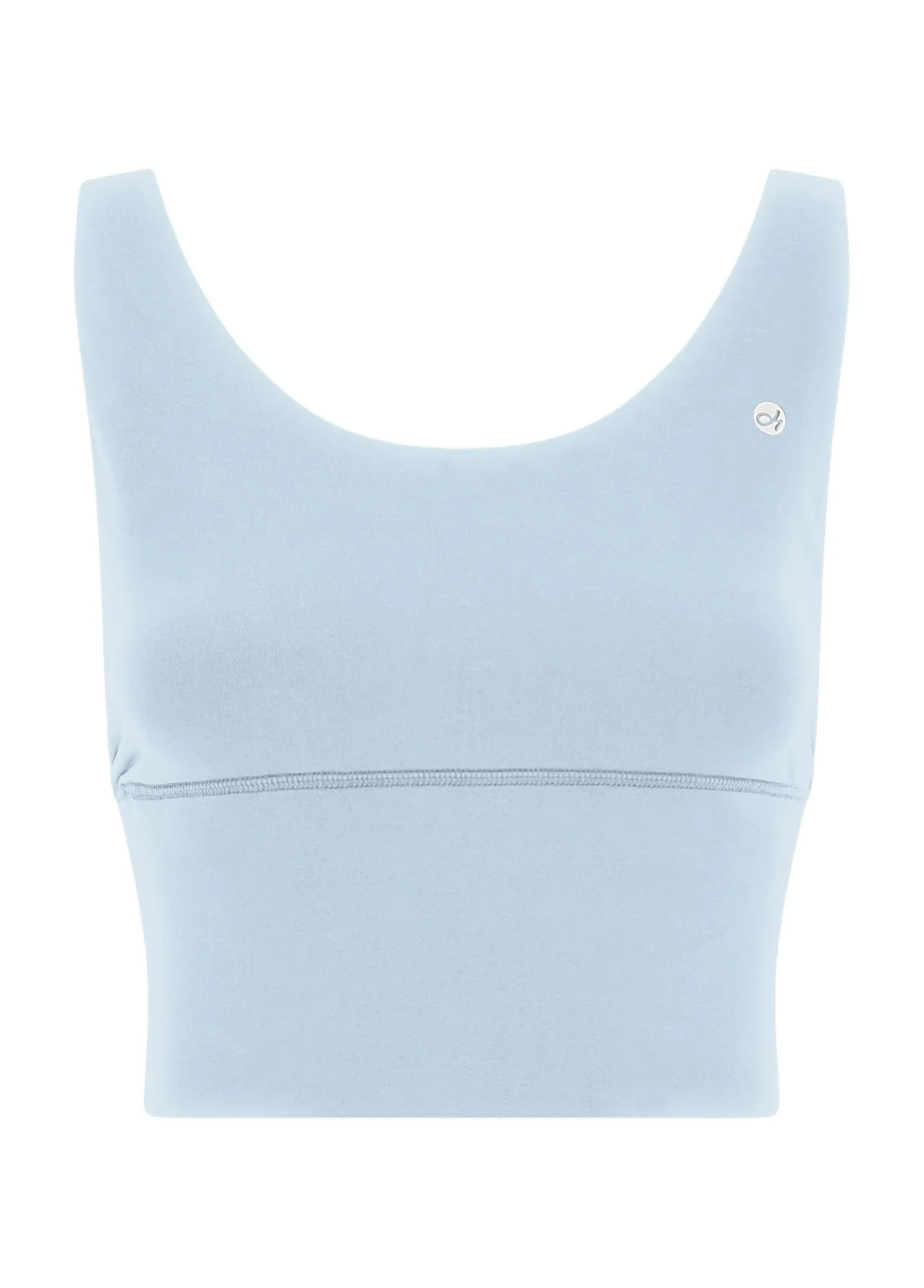 DEHA Canotte E Reggiseni Sportivi*Top Yoga In Microfibra Riciclata Blu