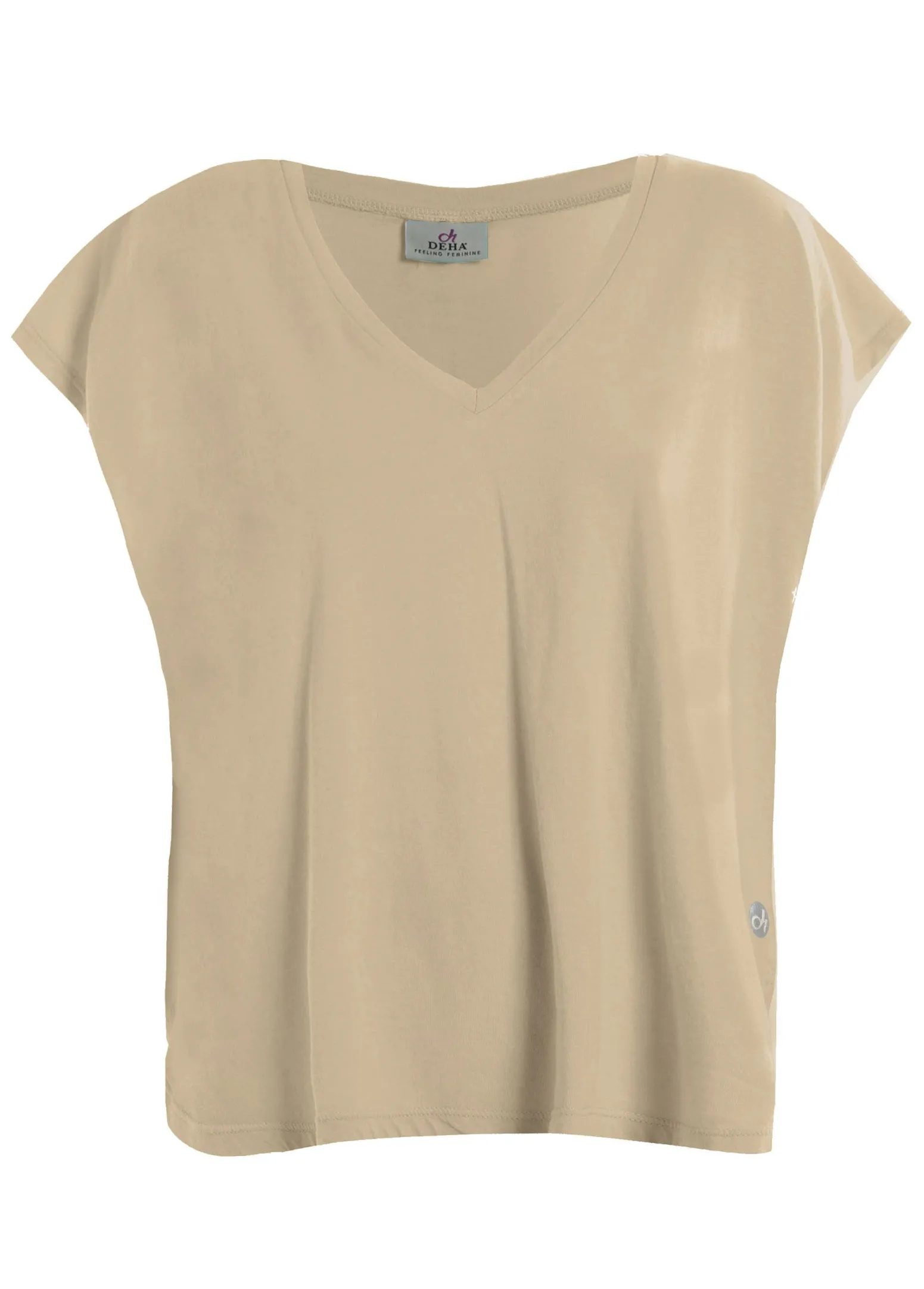 DEHA Top & T-Shirts*T-Shirt Ampia Beige