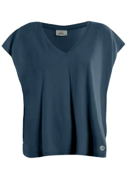 DEHA Top & T-Shirts*T-Shirt Ampia Blu