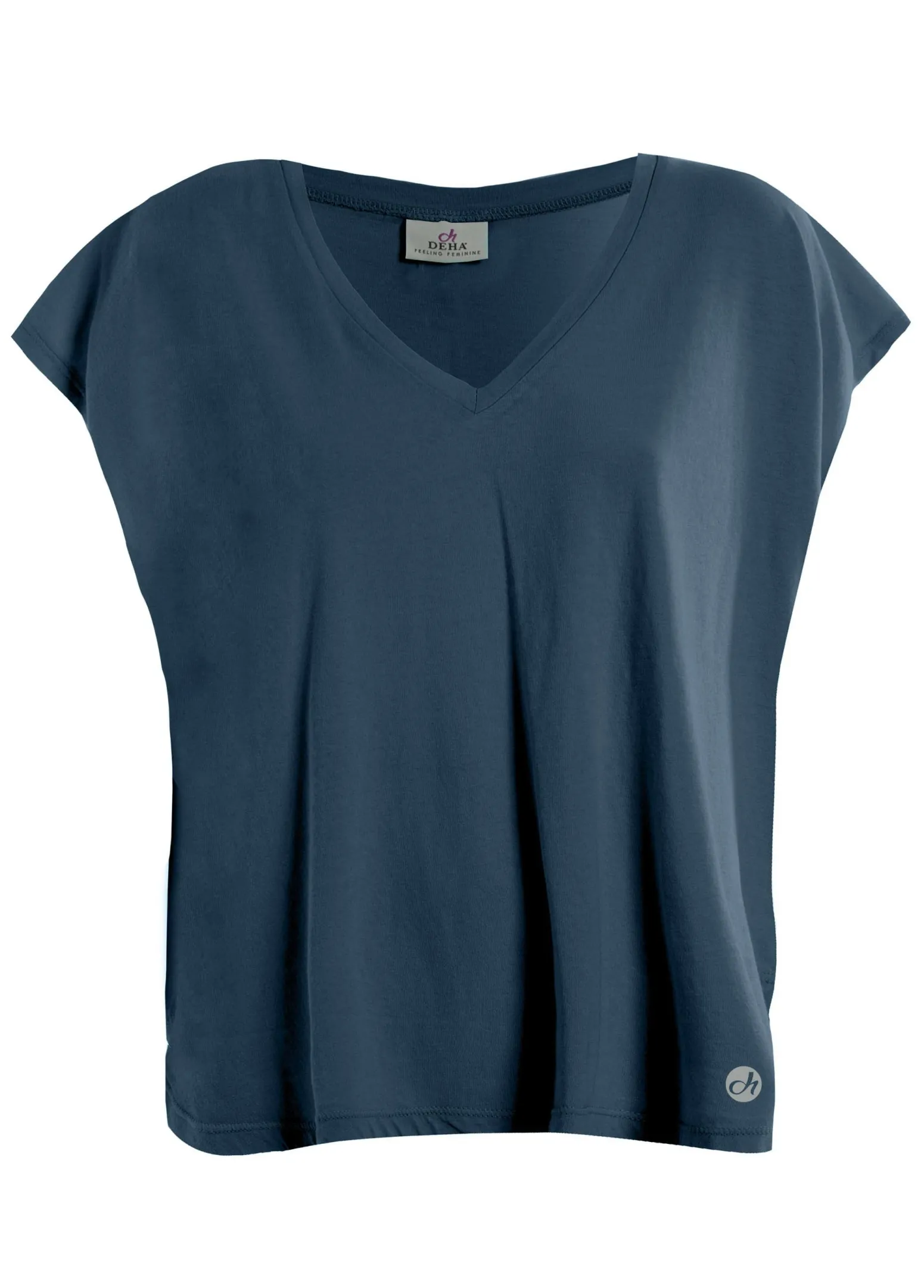 DEHA Top & T-Shirts*T-Shirt Ampia Blu
