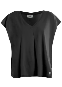 DEHA Top & T-Shirts*T-Shirt Ampia Nero
