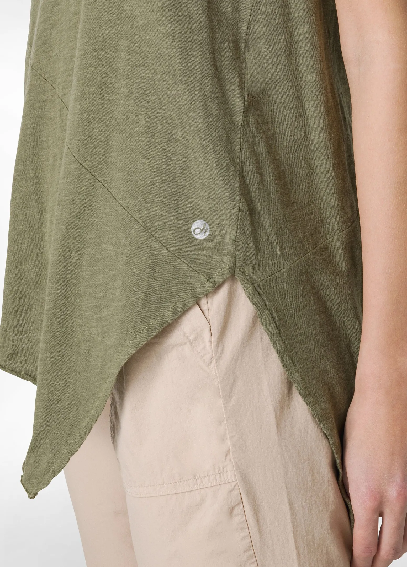 DEHA Top & T-Shirts*T-Shirt Fiammata Effetto Vintage Verde