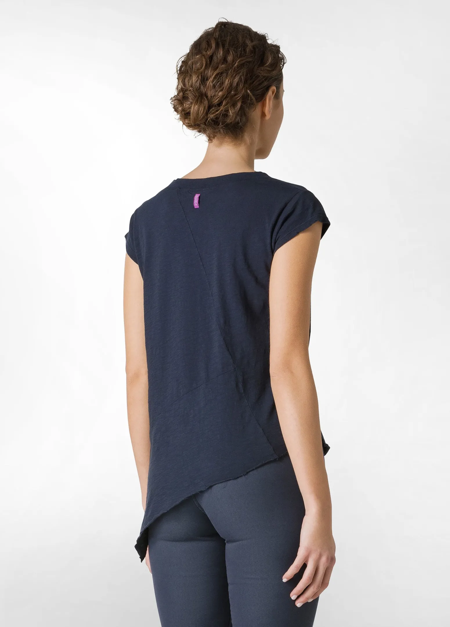 DEHA Top & T-Shirts*T-Shirt Fiammata Effetto Vintage Blu