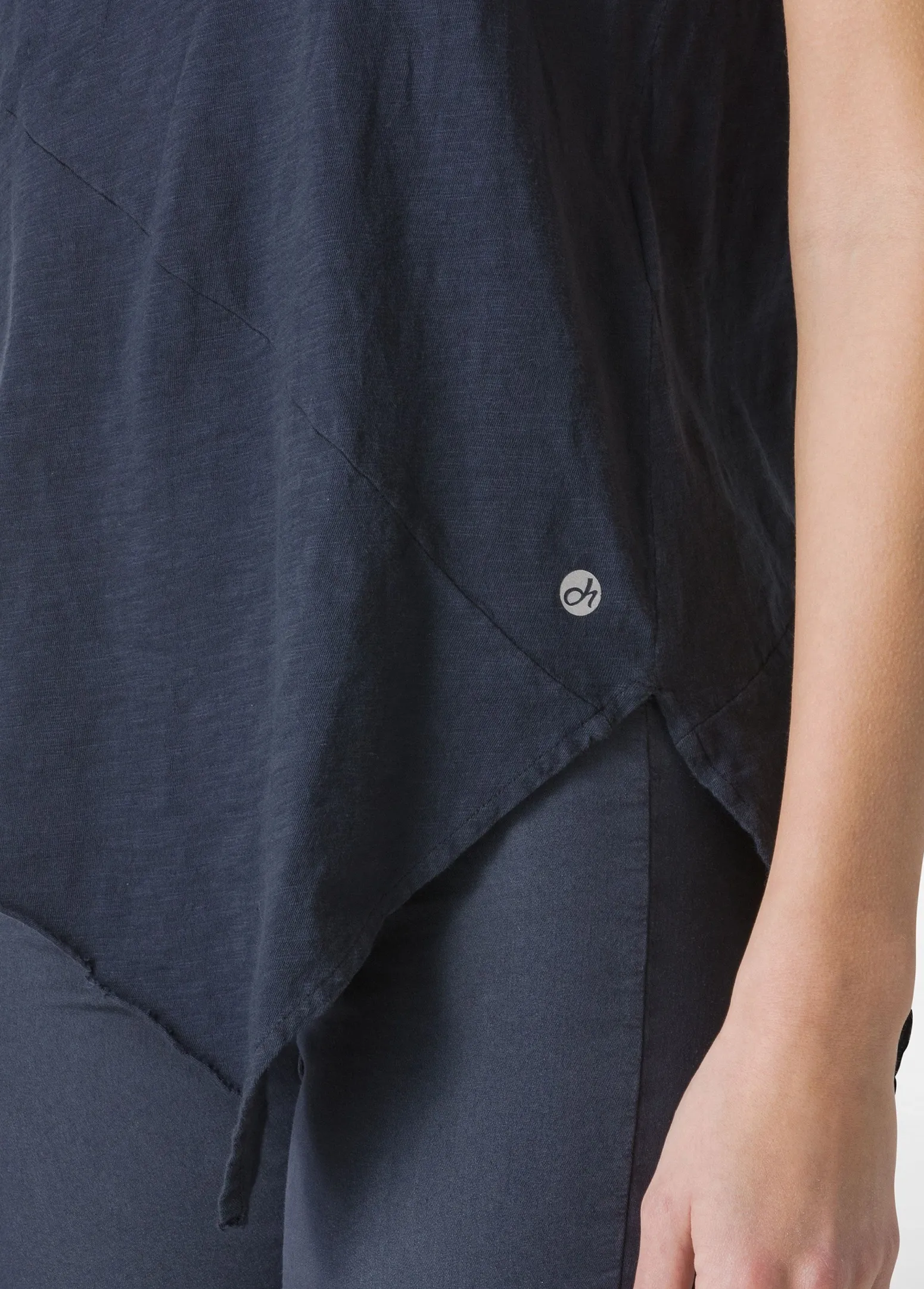DEHA Top & T-Shirts*T-Shirt Fiammata Effetto Vintage Blu