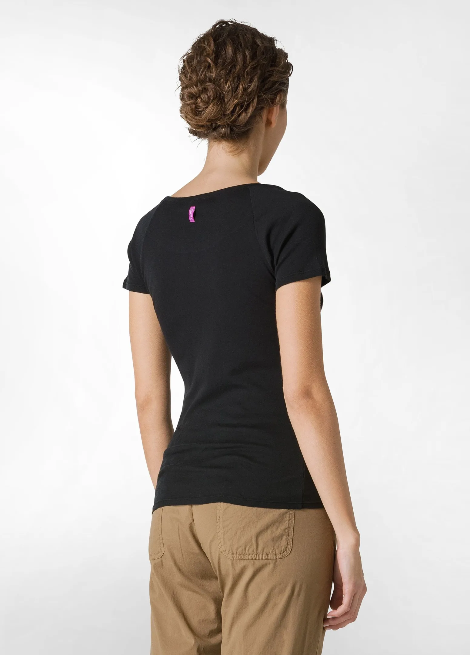 DEHA Top & T-Shirts*T-Shirt In Costina Leggera Nero