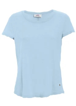 DEHA Top & T-Shirts*T-Shirt In Jersey Fiammato Blu