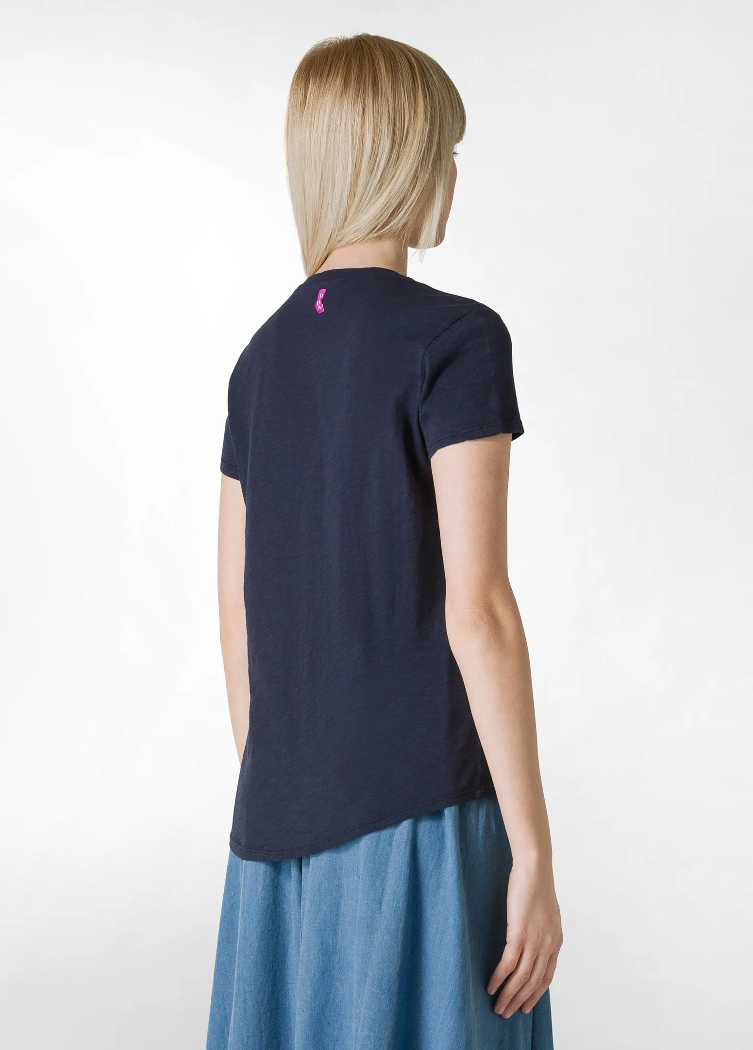 DEHA Top & T-Shirts*T-Shirt In Jersey Fiammato Blu