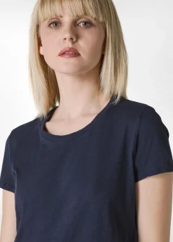 DEHA Top & T-Shirts*T-Shirt In Jersey Fiammato Blu