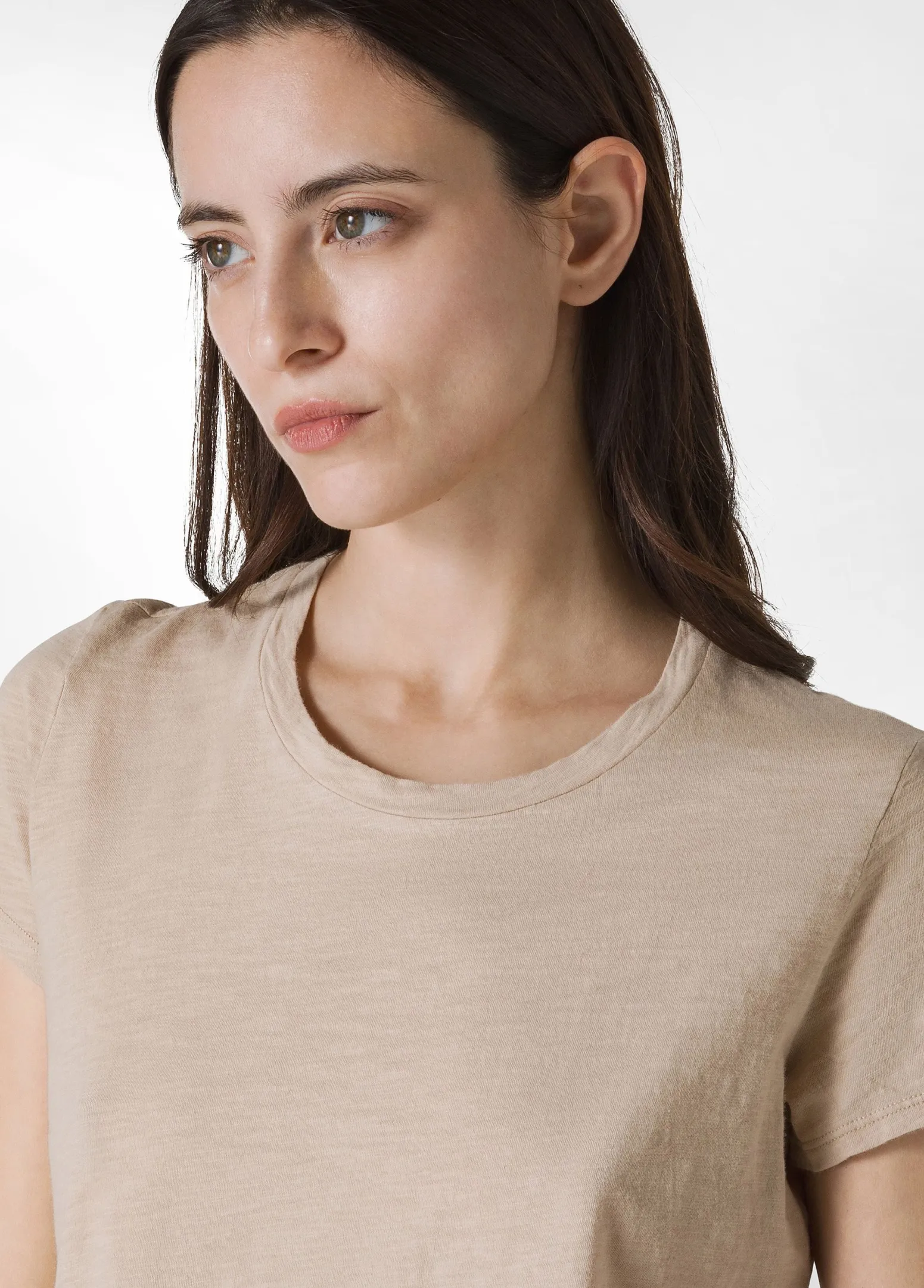 DEHA Top & T-Shirts*T-Shirt In Jersey Fiammato Beige