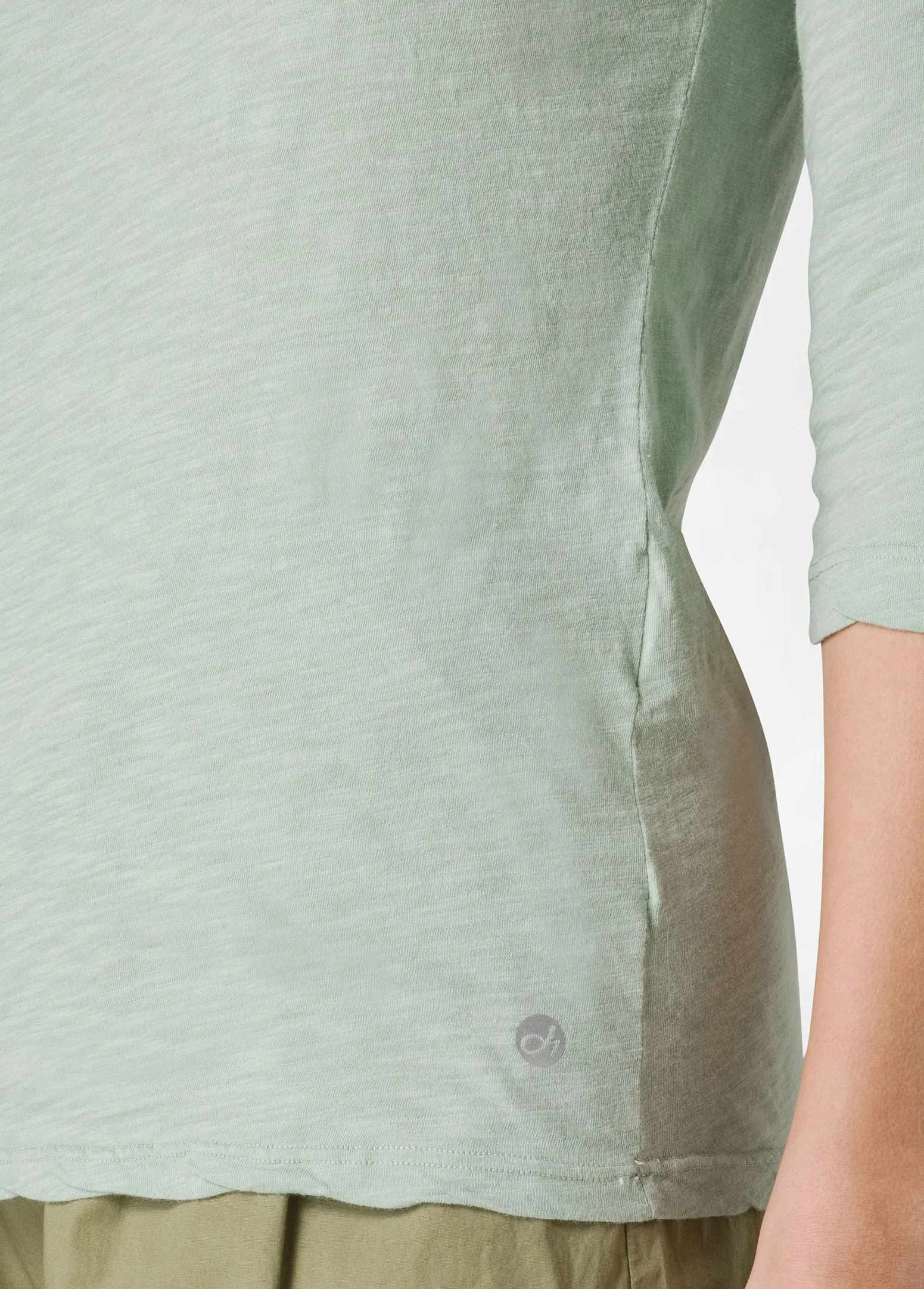 DEHA Top & T-Shirts*T-Shirt Manica 3/4 In Jersey Fiammato Verde