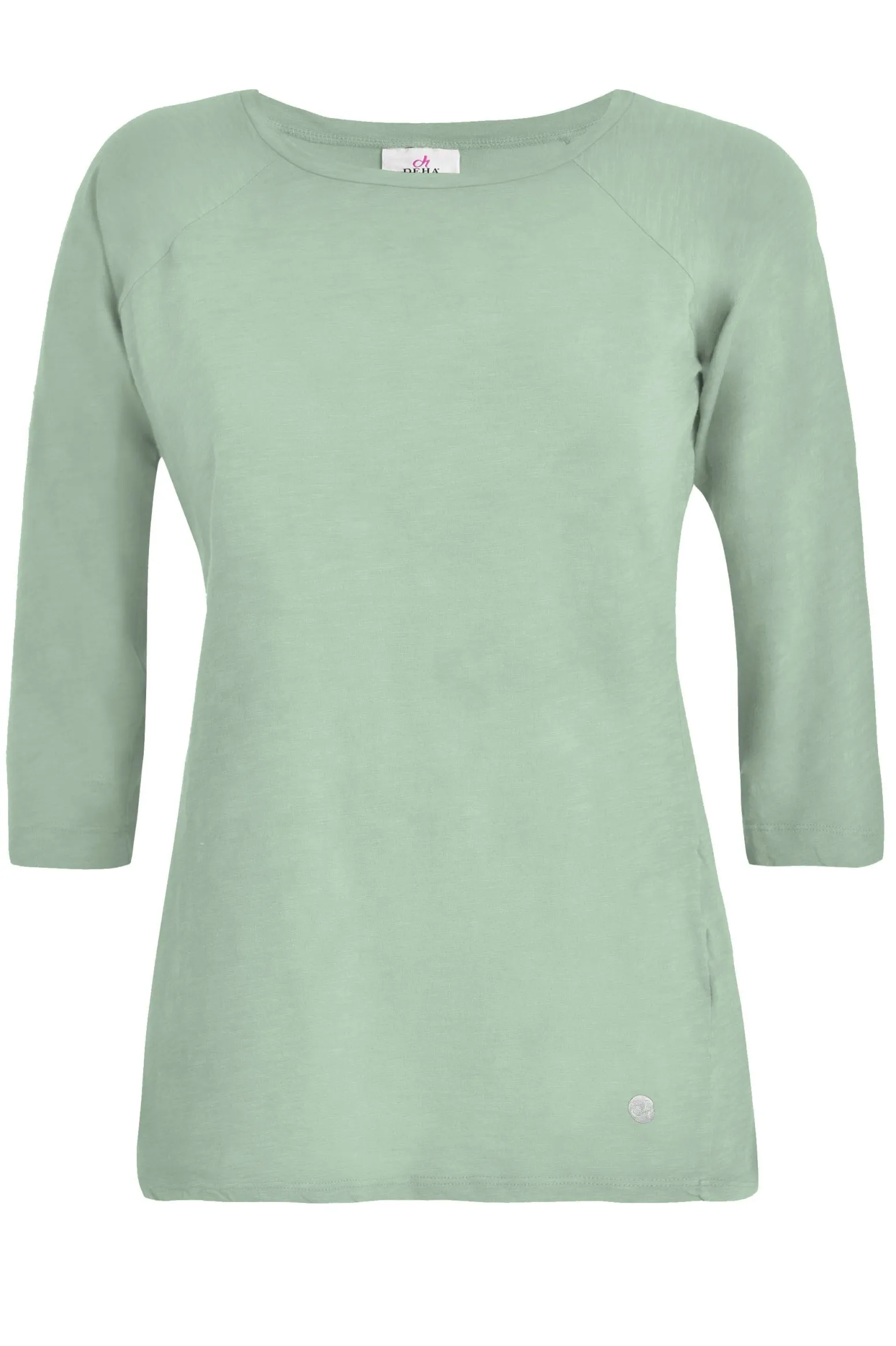 DEHA Top & T-Shirts*T-Shirt Manica 3/4 In Jersey Fiammato Verde