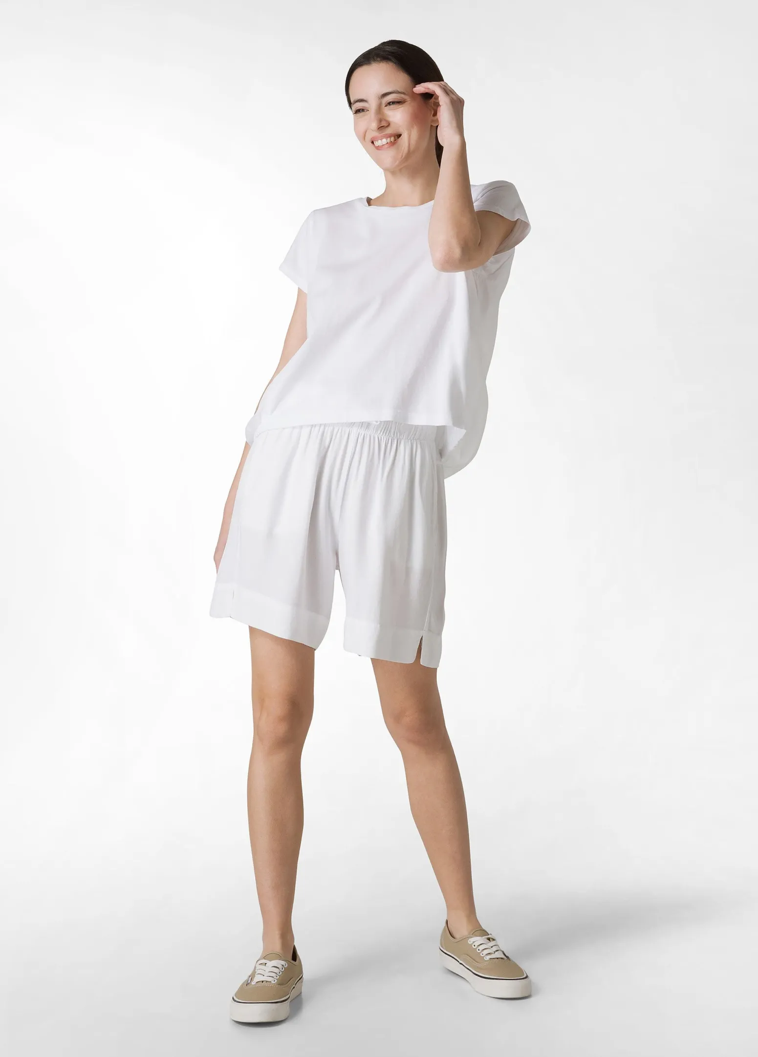 DEHA Camicie & Bluse*T-Shirt Misto Seta Bianco