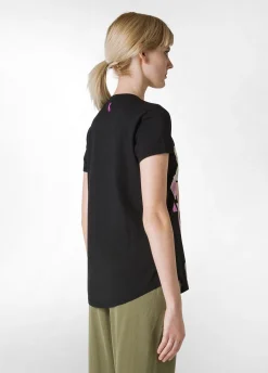 DEHA Top & T-Shirts*T-Shirt Svasata Con Scritte Nero
